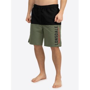 LONSDALE Hayling Badehose olive/ black