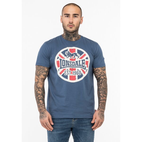Lonsdale T-Shirt Lunklet navy/ ecru/ red