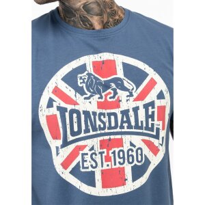 Lonsdale T-Shirt Lunklet navy/ ecru/ red