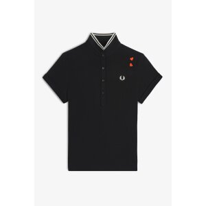 FRED PERRY Amy Girl Polo Shirt black