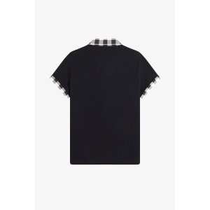 FRED PERRY AMY WINEHOUSE Poloshirt mit bedrucktem Besatz black