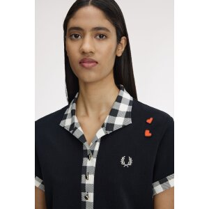 FRED PERRY AMY WINEHOUSE Poloshirt mit bedrucktem Besatz black