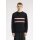 FRED PERRY Pullover mit Panel und Stickerei black