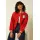 KING LOUIE Varsity Jacket Arizona fire red