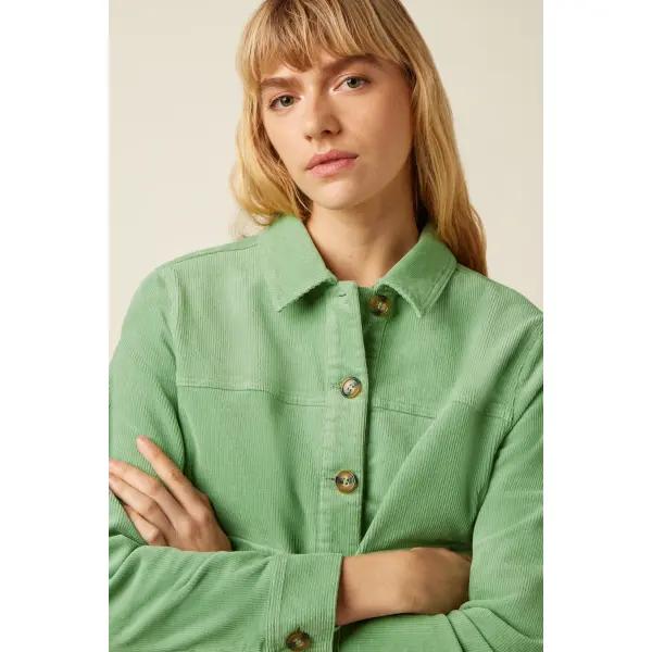 KING LOUIE Pearl Jacket Corduroy sprucestone mint, 85,99 €