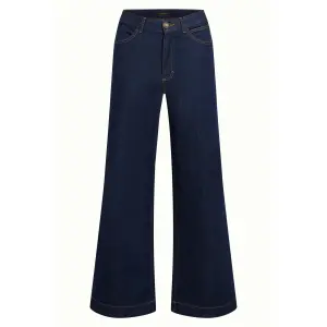 KING LOUIE Paige Pants Onyx Denim deep blue