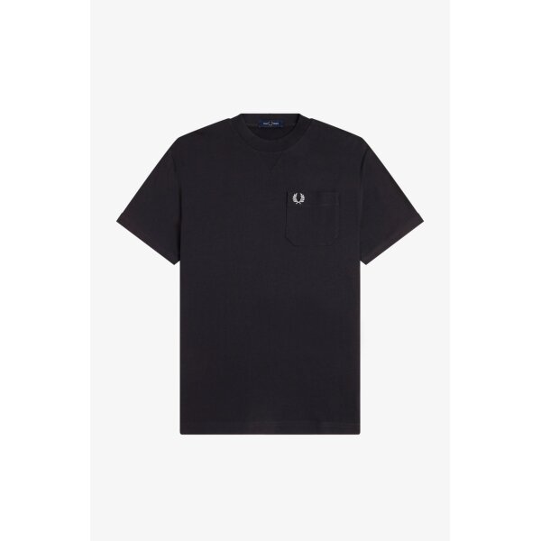 FRED PERRY Pocket Detail T-Shirt black