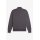 FRED PERRY Sweatshirt mit halblangem Reißverschluss anchor grey/ ecru/ seagrass