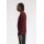 FRED PERRY Sweatshirt mit Rundhalsausschnitt oxblood/ ecru