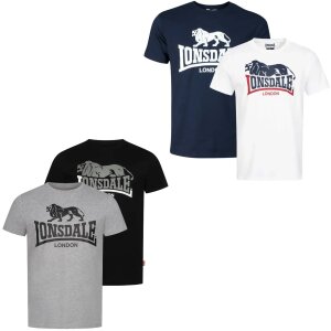 Lonsdale T-Shirt Loscoe Doppelpack