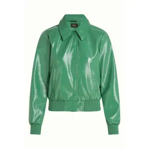 KING LOUIE Isa Jacket Shine neptune green