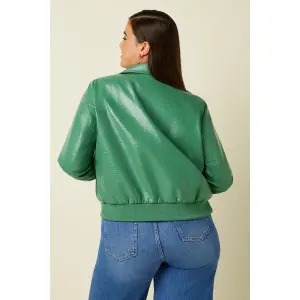KING LOUIE Isa Jacket Shine neptune green