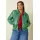 KING LOUIE Isa Jacket Shine neptune green