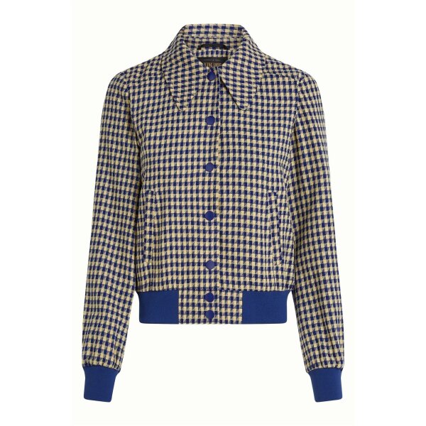 KING LOUIE Isa Jacket Pretty Check mazarine