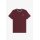 FRED PERRY T-Shirt mit Doppelstreifen oxblood/ ecru