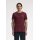 FRED PERRY T-Shirt mit Doppelstreifen oxblood/ ecru