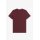 FRED PERRY T-Shirt mit Doppelstreifen oxblood/ ecru