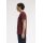 FRED PERRY T-Shirt mit Doppelstreifen oxblood/ ecru