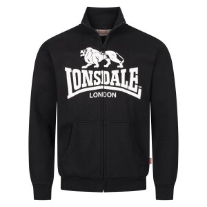 LONSDALE Blencarn Zipsweat Jacket black/ white