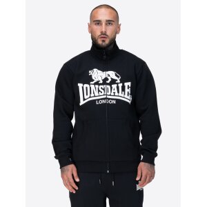 LONSDALE Blencarn Zipsweat Jacket black/ white