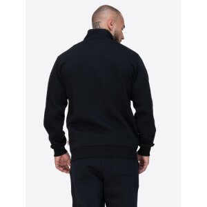 LONSDALE Blencarn Sweatjacke black/ white