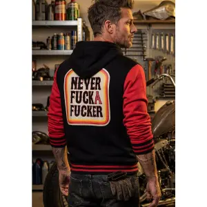 KING KEROSIN Kapuzensweatjacke Never Fuck A Fucker