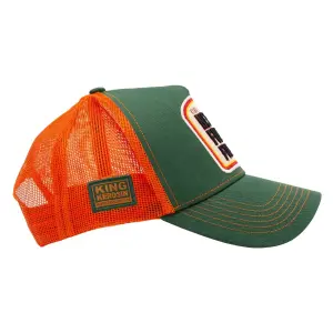 KING KEROSIN Trucker Cap Never Fuck A Fucker green