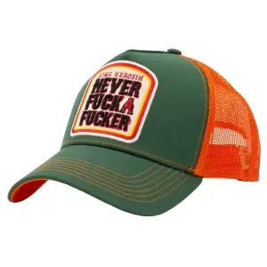 KING KEROSIN Trucker Cap Never Fuck A Fucker green