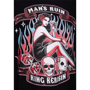 KING KEROSIN T-Shirt Mans Ruin black