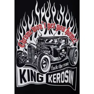 KING KEROSIN T-Shirt Chrome Wont Get You Home black