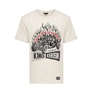 KING KEROSIN T-Shirt Chrome Wont Get You Home off white