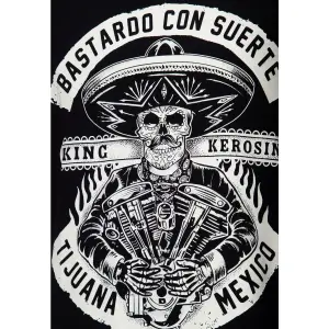 KING KEROSIN T-Shirt Bastardo Con Suerte black