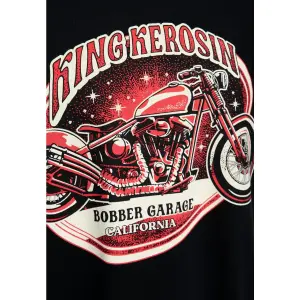 KING KEROSIN T-Shirt Bobber Garage black