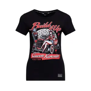 QUEEN KEROSIN T- Shirt Build It Up black