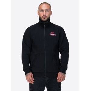 LONSDALE Cropston Sweatjacke black/ white/ red