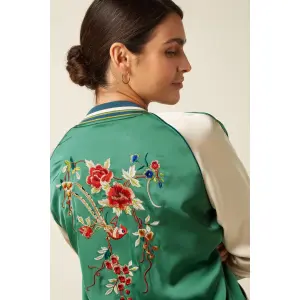 KING LOUIE Bomber Jacket Lazou fir green