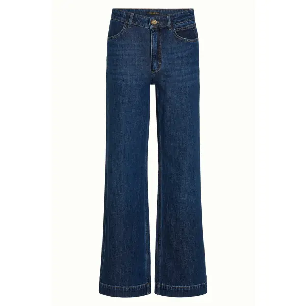 KING LOUIE Paige Pants Playa Denim blue tint