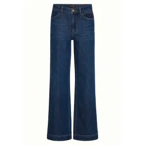 KING LOUIE Paige Pants Playa Denim blue tint