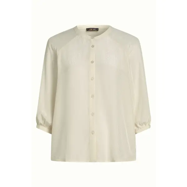 KING LOUIE Cybil Blouse Sista ivory