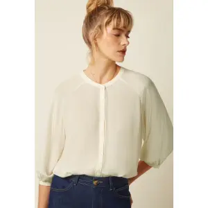 KING LOUIE Cybil Blouse Sista ivory