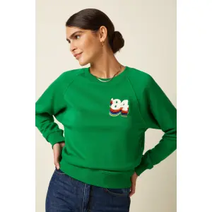 KING LOUIE Febe Sweater Peachy very green