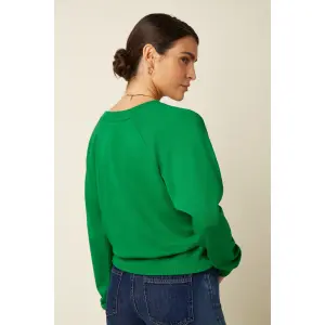 KING LOUIE Febe Sweater Peachy very green