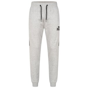 LONSDALE Grinstead Jogginghose marl grey/ black