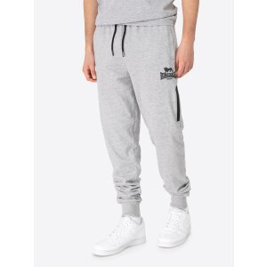 LONSDALE Grinstead Jogginghose marl grey/ black