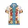 KING KEROSIN Hawaiian Shirt Tropical Flowers beige