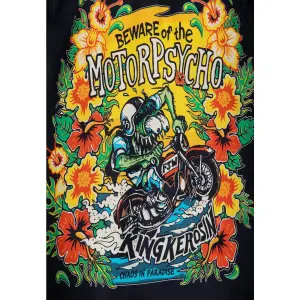 KING KEROSIN Hawaiihemd Lucky Monster black