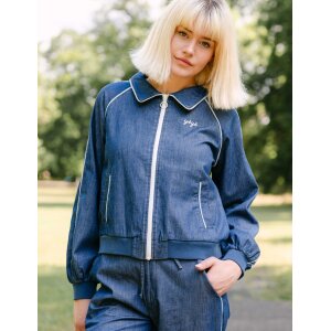 MADEMOISELLE YéYé Finish Line Jacke rinse blue