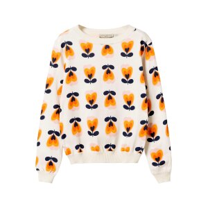 MADEMOISELLE YéYé Flower Love Knit Jumper...