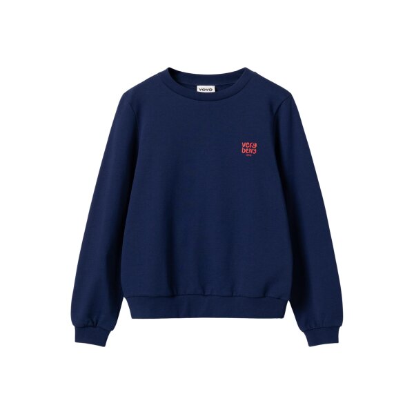 MADEMOISELLE YéYe Strawberry Sweatshirt ocean cavern blue