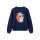 MADEMOISELLE YéYe Strawberry Sweatshirt ocean cavern blue